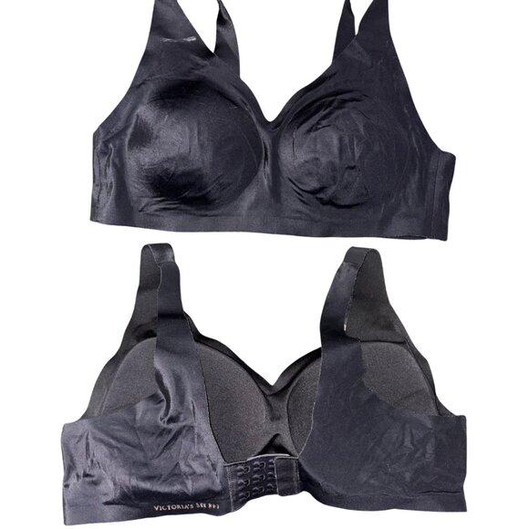 162. Victoria’s Secret Black Seamless Bra – Size 38C, Smooth Stretch Comfort - Picture 1 of 1
